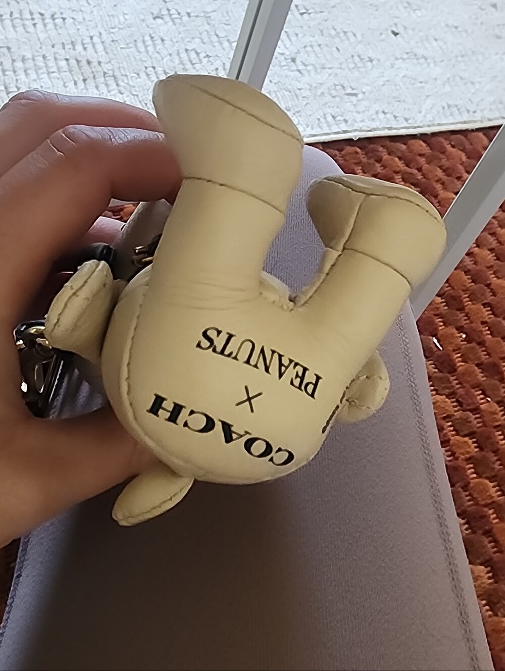 NWOT Coach Snoopy Stuffy Keychain - Picture 7 of 7